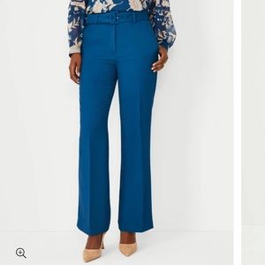 NWT Ann Taylor Belted Boot Pants 8P